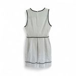 J.Crew  White Midi Dress with Black Accents Size 0 Photo 4