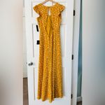 Lulus NEW! Lulu’s Fresh Picked Mustard Yellow Floral Backless Maxi Dress Size M NWT Photo 6