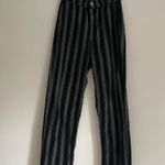 Brandy Melville Tilden Striped Straight Cotton Pants Photo 1