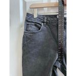 Free People Rita Size 31R Black Wash Raw Hem Flare Crop Jean 25 Inch Inseam Photo 8