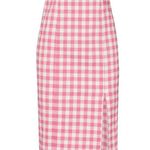 Finders Keepers NWT Pink Gingham Midi Dress Photo 2
