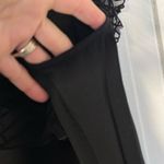 Maje Black Lucille blouse with lace ruffled sleeves 2 Photo 4