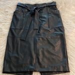 EXPRESS  Black Knee-Length Pencil Skirt with Tie Front size 8 brand new length 25 Photo 10