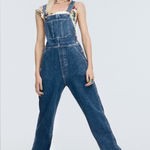 Reformation NWT Milo Utility Denim Overalls Size 2 Photo 0