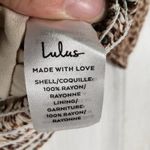 Lulus NWT Fiercely In Love Leopard Print Tie Front Crop Top Women's Size Small Photo 7