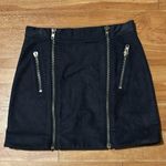 Sugarcloth Blue Velvet Mini Skirt Size 8 Photo 4