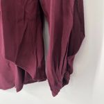 Lovers + Friends NEW  Maroon Top Blouse High Low Long Split Sleeves Size XS Photo 3