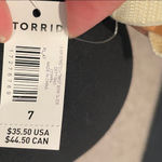 Torrid  Women's Cream Knotted Slide Sandals Size 7WW NWT Photo 4