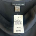 Ashley Stewart NWT Black Satin Cowl Neck Spaghetti Strap Tank Size 22/24 Photo 6