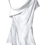 NWT Petersyn x Revolve Hadley One Shoulder Waist Sleeve Tie Detail Top in White Photo 8