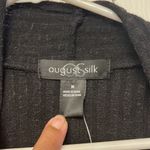 August Silk  Black Knitted Open Front Casual Long Cardigan Size Med NWT #7823 Photo 1