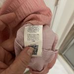 Source Unknown Flowy White Pink and Blush Tiered Mini Dress with Ruffle Sleeves Size Lb by Photo 8