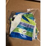 Jeremy Spenser Women's Small Silk Vest, Cool Multicolor Striped Vest, 100% Silk Blue Photo 5