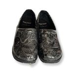 Nurse Mates Gray Paisley Pillow Top Cushion Clogs Photo 3