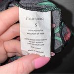 Blush Women's Black and Red Floral Print Silky Camisole Top size small Photo 5