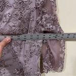 La Femme NWT  29251 Illusion Sleeves Floral Top Dress size 6 length app. 62in Photo 3