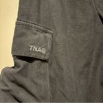 TNA Aritzia surplus division Black cargo pants size 6 White Photo 5