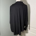 Talbots  Black Lambswool Blend Poncho Sweater Size L/XL Photo 3