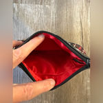 Coach VTG Y2K C Logo Poppy Tartan Glitter Plaid Black Multicolor Wristlet Clutch Photo 6