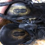 Elie Tahari  Strappy Stacked Wooden Heel Sandal sz8 Photo 4