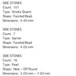 Zoe B 14K Smokey Topaz Garnet & Cultured P… Photo 5