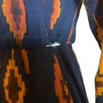 Dolce Vita Womens XS Blue Orange Southwest Weatern Print Fit N Flare Mini Dress Photo 3
