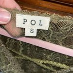 POL NWOT! Lace Sheer Floral Burnout Romantic Witchy Tunic Top with bell sleeves Photo 3