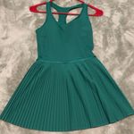 Lululemon Scoop Neck Pleated Tennis Dress Green Cascadia 2 Photo 2