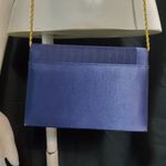 Valerie Stevens  Blue & Gold Crossbody Purse Photo 2