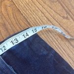 EXPRESS  70’s flare high rise dark wash jeans front zipper 8 Photo 4