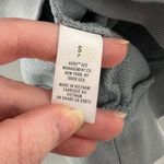 Aerie Gray Oversized V-Neck Pullover Hooded Sweatshirt Photo 4