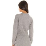 Heartloom Asher Gray Cable Knit Cropped Sweater Photo 53