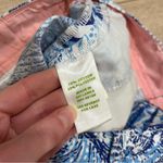 Lilly Pulitzer  Originals Cotton Blend Blue White Seashell Chino Short Size 0 Photo 4