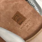 Joie  Womens Sandals Slides Leather Braided Gray Photo 5