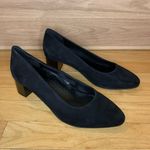 Trotters Kari Pointed Toe Pump in Black Suede Photo 1