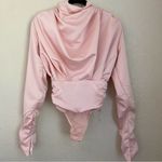 House Of CB  Giselle Blush‎ pink Satin Bodysuit size XS NWOT Photo 5