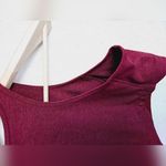Outdoor Voices Athena Crop Top High Neck Cabernet Burgundy Size Small Photo 11