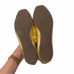Schutz  Gold Arissa Woven Metallic Leather Ballet Flats Sz 8.5 Photo 4