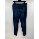 Spanx Dark Wash Slight Distressed Skinny Jegging Size Extra Large Tall Photo 6