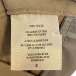 Patagonia High Waisted Flat Front Slim Straight Outdoor Hiking Pants Tan Size 4 Photo 7