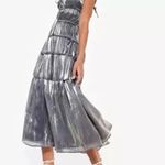 Ciao Lucia Tutti Dress Oyster silver gray polkadot polka dot size XS Photo 4