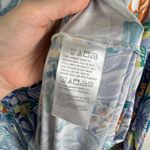 Belle Kim Gravel Floral Tunic Top Sz XL Tassel V Photo 5