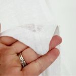 IRO  Karami Asymmetrical Lace-Up Top in White Size Small Linen Photo 6