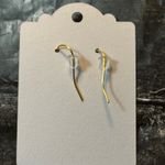 Handmade Black Santa Claus Christmas Red White Dangle Pierced Earrings New Photo 2