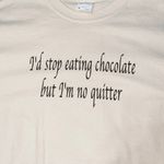 Choloate Lover Tshirt White Size M Photo 2