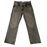 ZARA  Size 8 Acid Wash Double Waist Mid Rise Straight Leg Jeans Photo 1