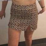 Forever 21 Silk leopard Skirt Photo 0