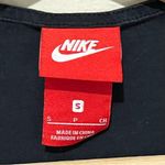 Nike  Flowy Back Tank Top Mixed Media Streetwear Athleisure Black Size Small S Photo 5