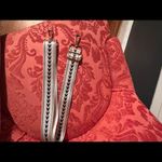 Stylish Adjustable Guitar/Crossbody Strap with Black Chevron Pattern Photo 2