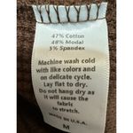 Set Active Women's Brown Waffle Knit Pull On Pocket Wide Leg Trousers Pants Sz M Photo 4